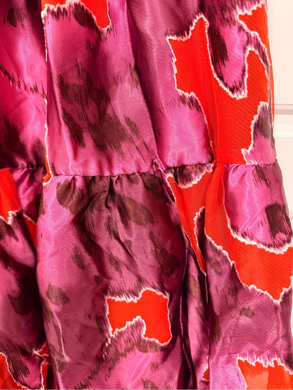 Anthropologie Hutch Tiered Maxi Skirt Purple NWT Size MP Fits Small Boho Flowy - Picture 4 of 11